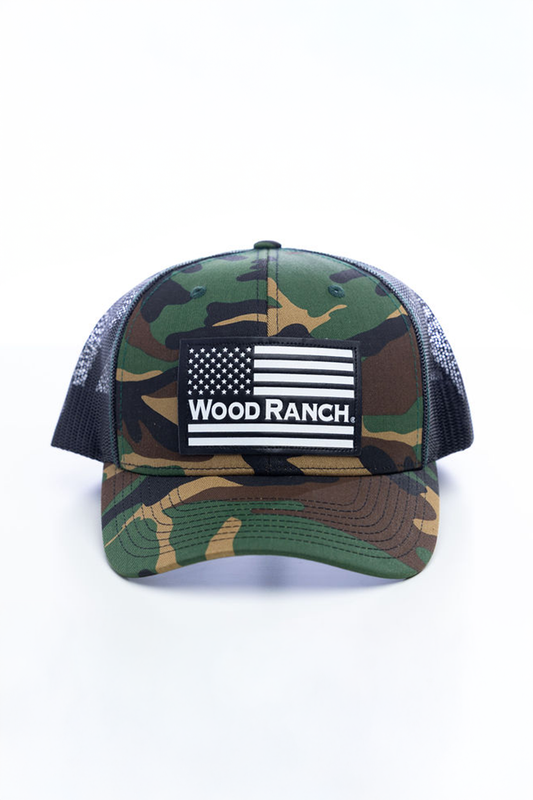 Army Camo/ Black Hat
